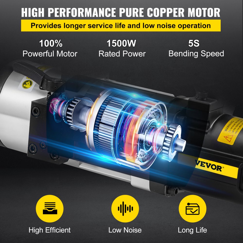 STGJWQJ-D25 - Hydraulic Electric Rebar Bender for 1/4" to 1" Bars
