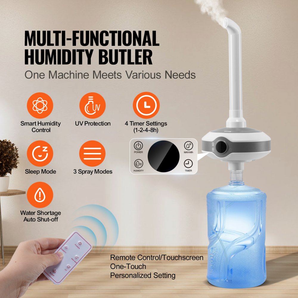 WT-2026 - 800ml/h Portable Humidifier for 1300 sq ft Spaces