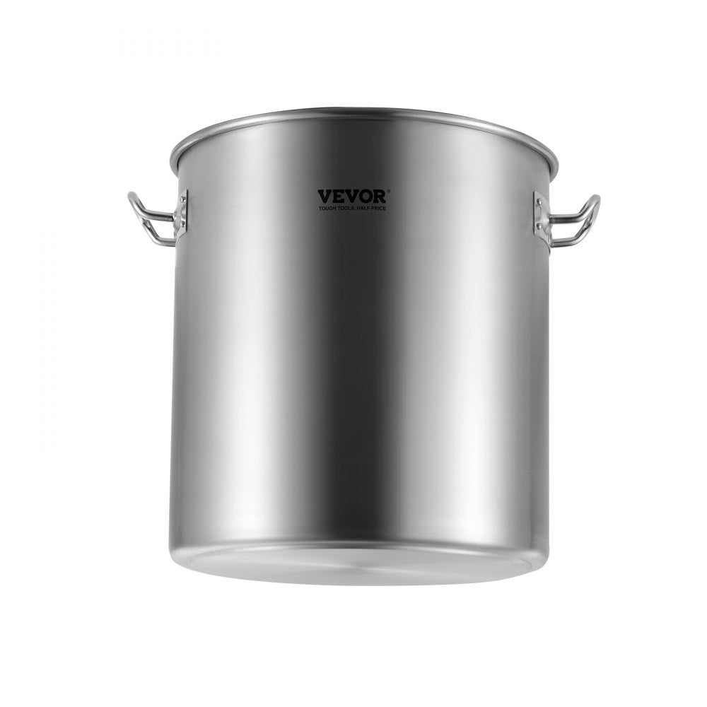 SP24QT303307D - 24QT Stainless Steel Stockpot with Glass Lid & Heavy Duty Design