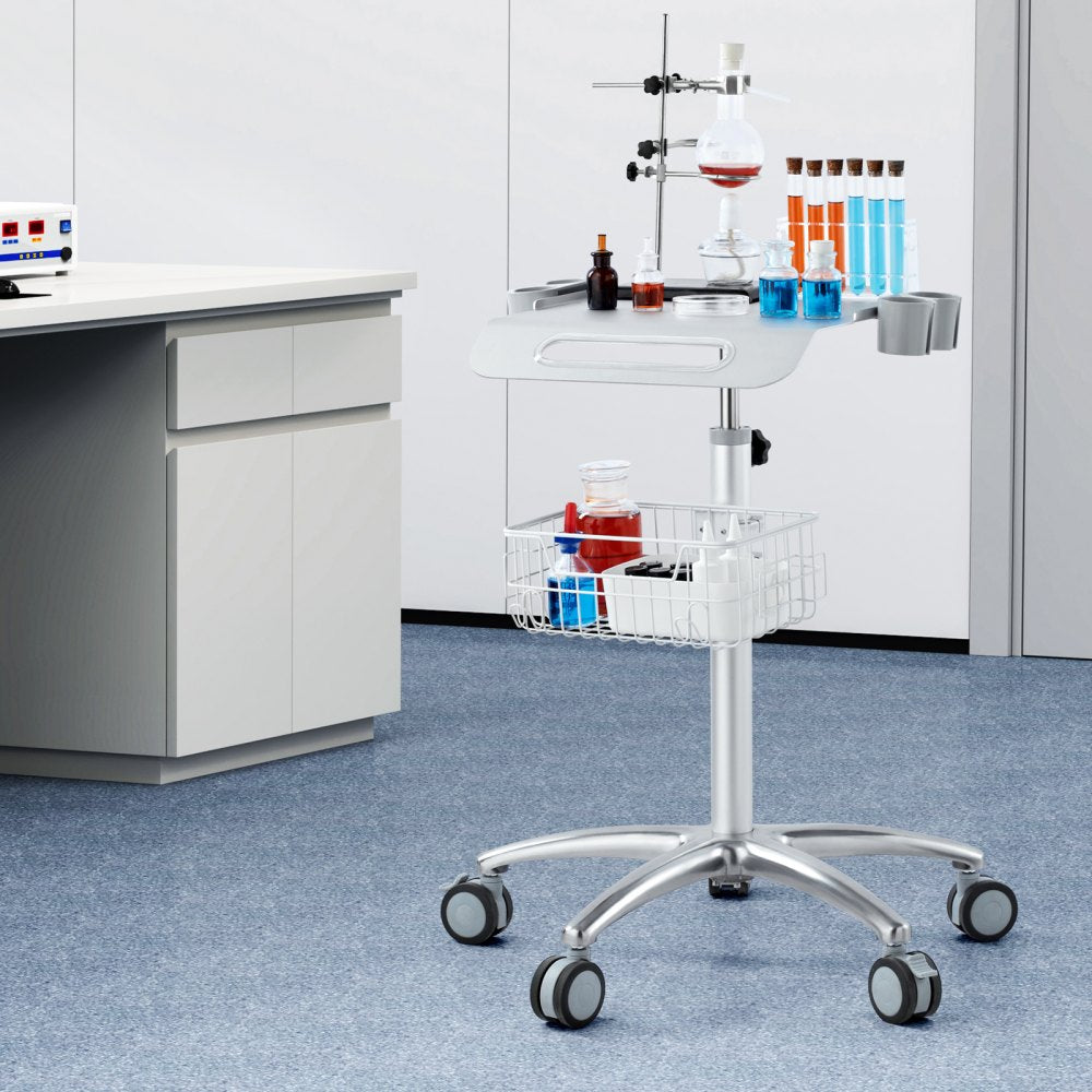 K-SH003 - Versatile 19.09"x16.73" Height Adjustable Medical Cart
