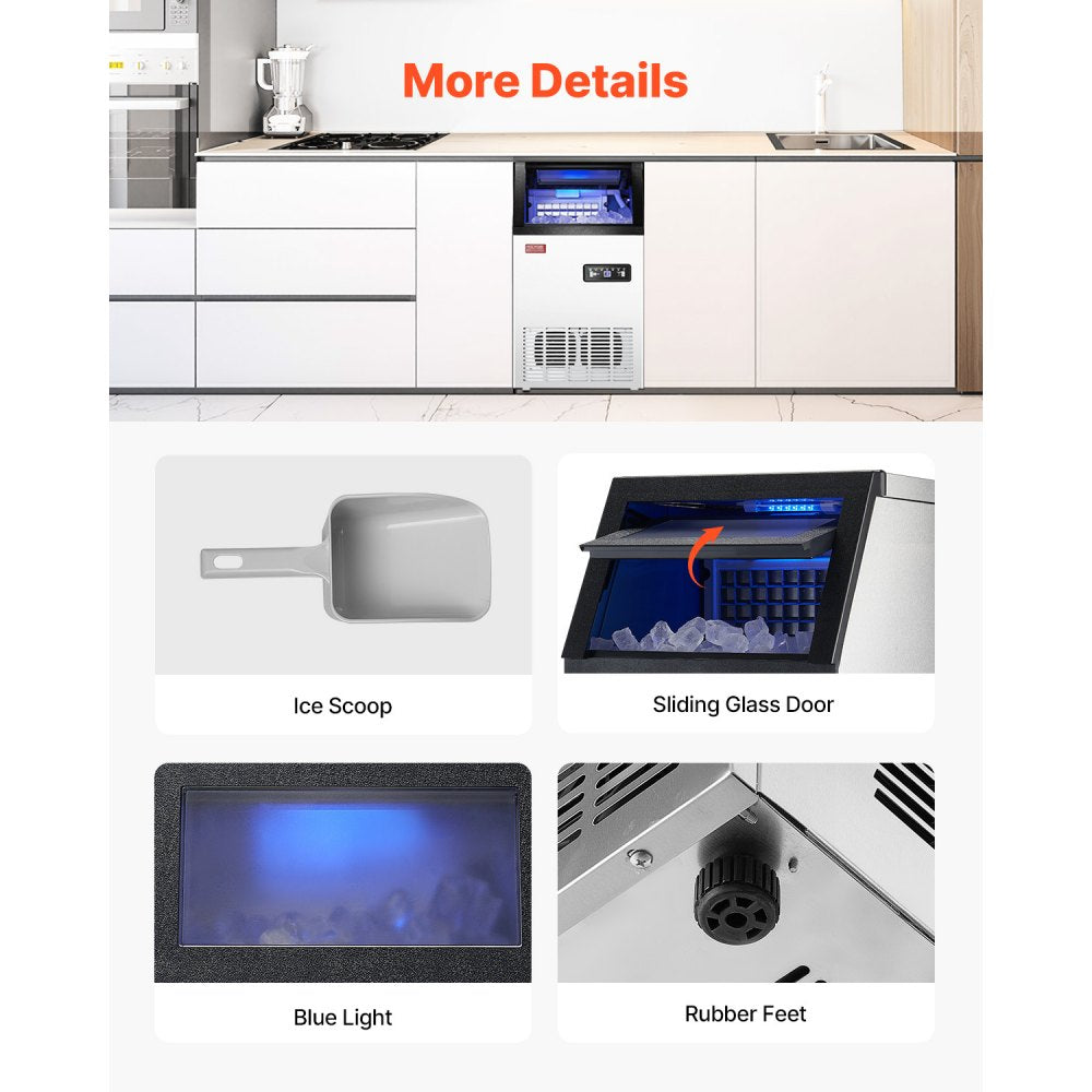 SKF-B40F - 100 lbs/Day Ice Maker with 36 Trays and Fast Production