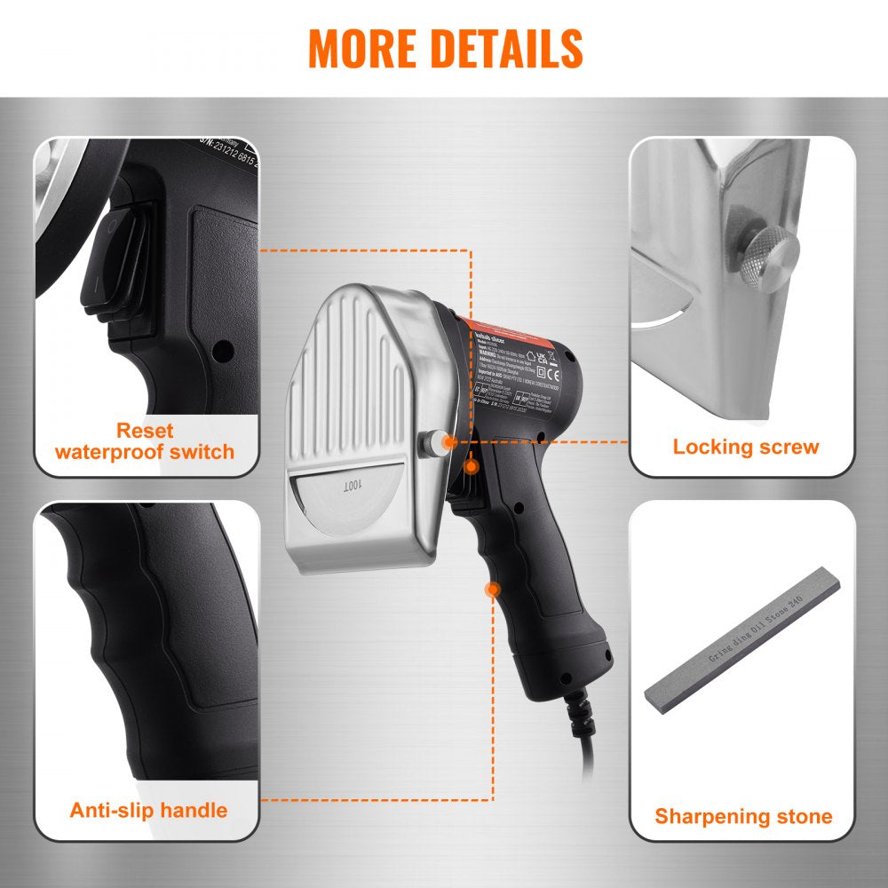 KS-100E - Wireless Electric Shawarma Knife for Precise Meat Slicing