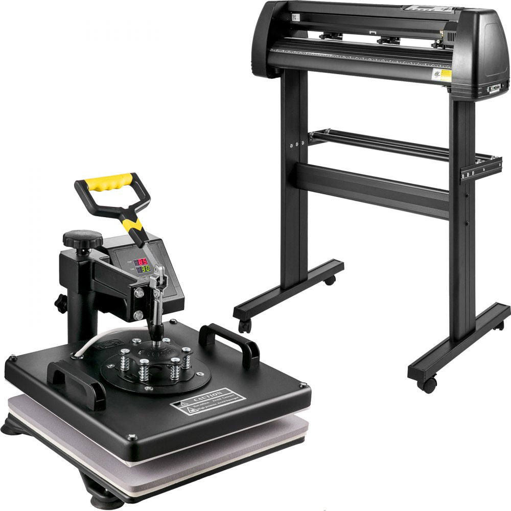 SKU: 15" x 15" Heat Press & 28" Vinyl Cutter - 28" Vinyl Cutter & 15" Heat Press Set