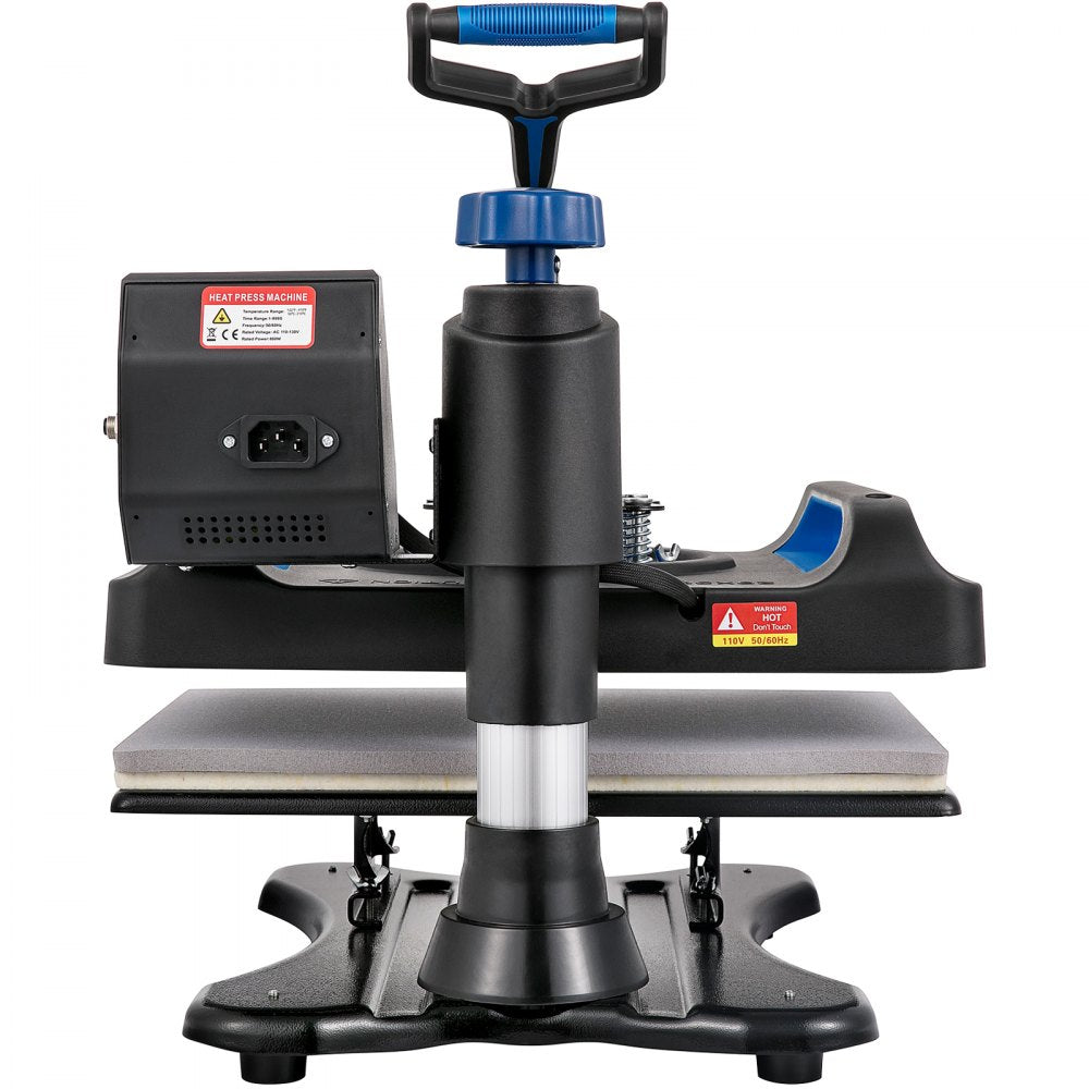 010172831090 - 12"x15" VEVOR Heat Press, Dual Layer Insulation, 800W