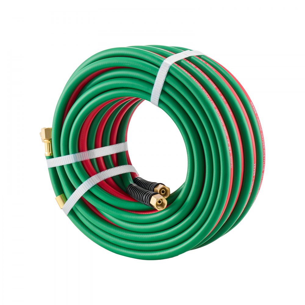 TTW1450A - Durable 50FT x 1/4" Twin Hose with 300 PSI Pressure