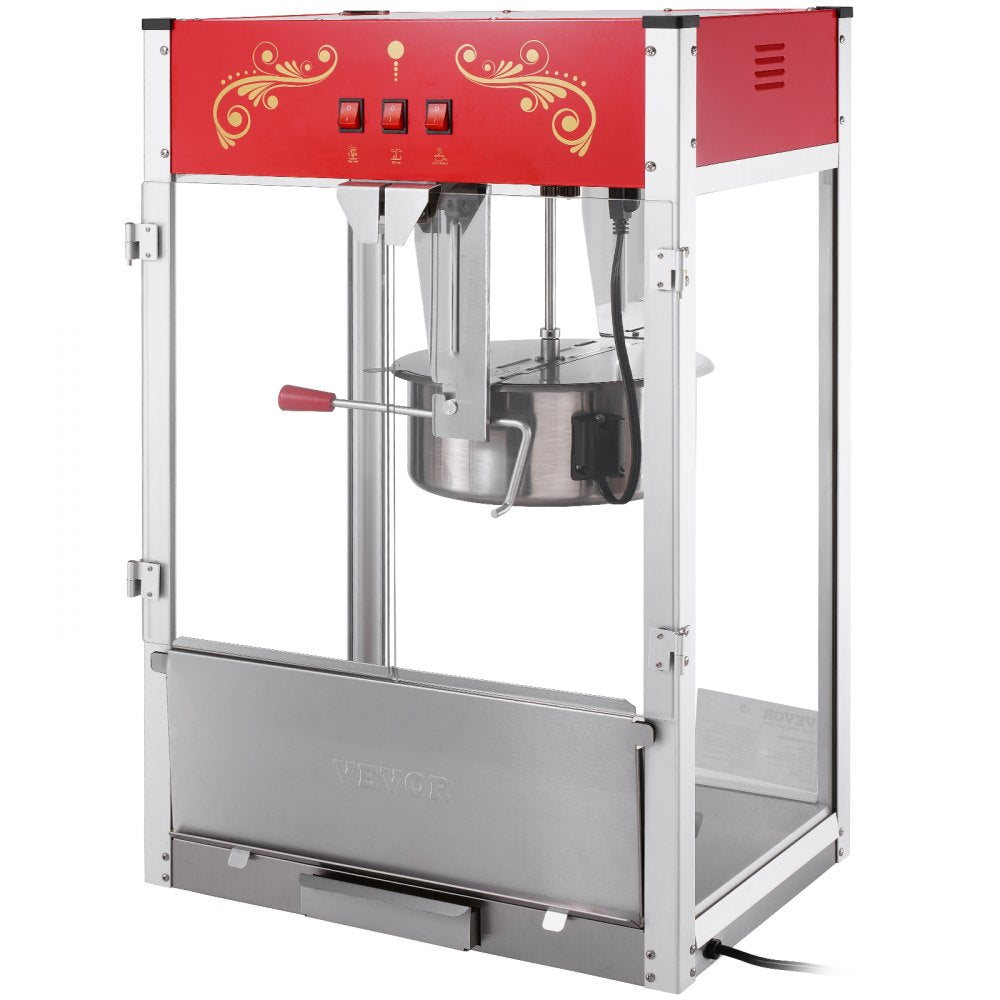 RC-8238 - 16 oz LED Popcorn Machine for Movie Nights