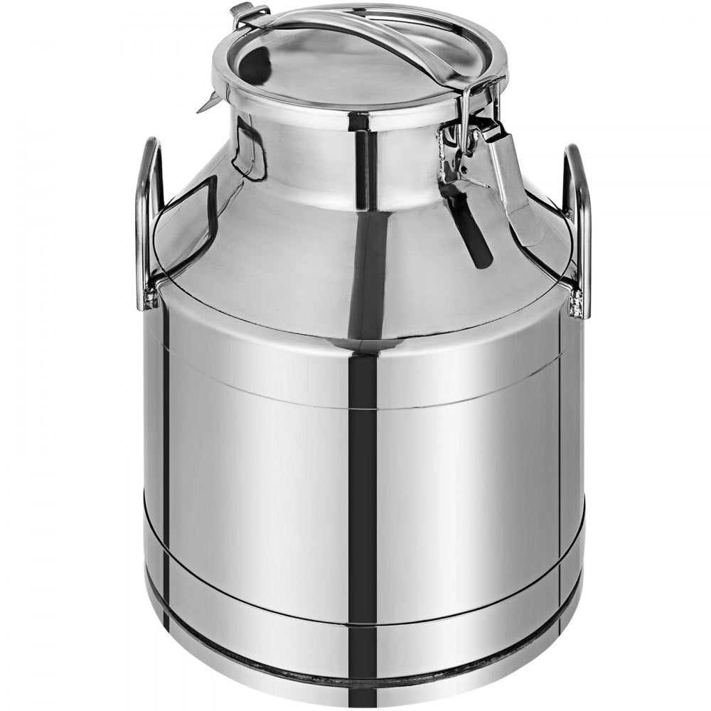 010847612051 - 20L 304 Stainless Steel Milk Can with Airtight Lid