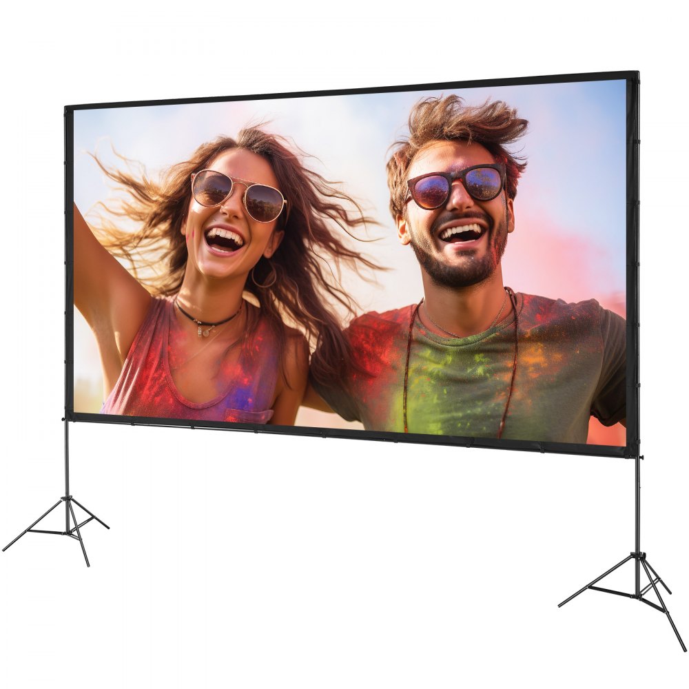 ZG-LJ150 - 150" VEVOR Projector Screen, Indoor/Outdoor, Easy Setup