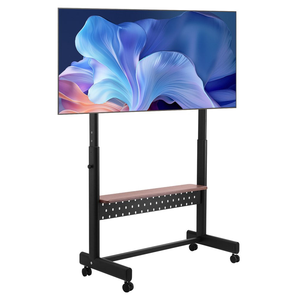 YBTC-03 - 55-100" Mobile TV Stand with Wheels & Steel Frame