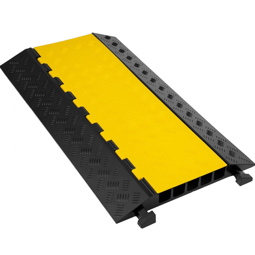 010272514610 - 35" Rubber Cable Protector Ramp for Safe Traffic Management