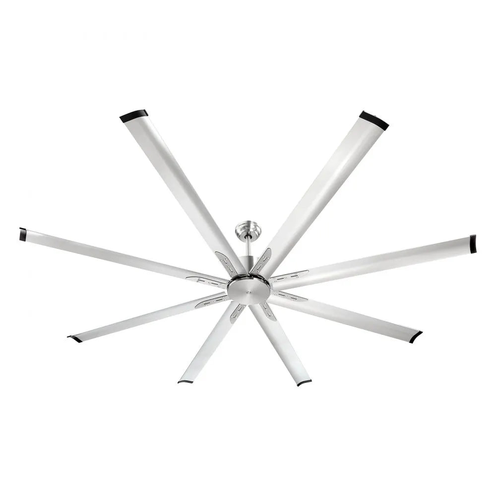 FR25049NL-84"BN - 84" Aluminum Ceiling Fan with 8 Blades & Remote Control