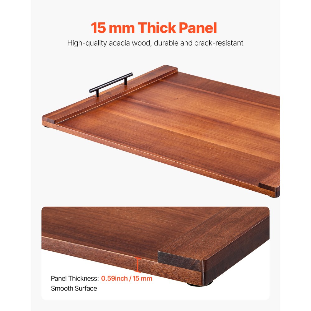 LPK1289-5 - 30x22" Acacia Wood Stove Cover for Gas & Electric Stoves