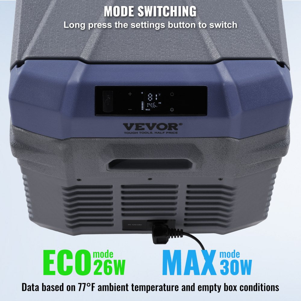 NL30 - 30L Portable Car Refrigerator Freezer with Bluetooth Control
