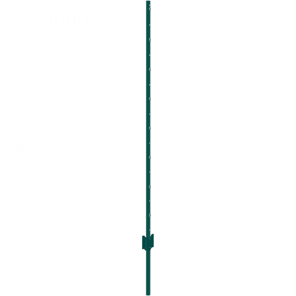 10-5ft - Heavy Duty 5ft Q235 Steel Fence Post, Rust-Resistant & Durable