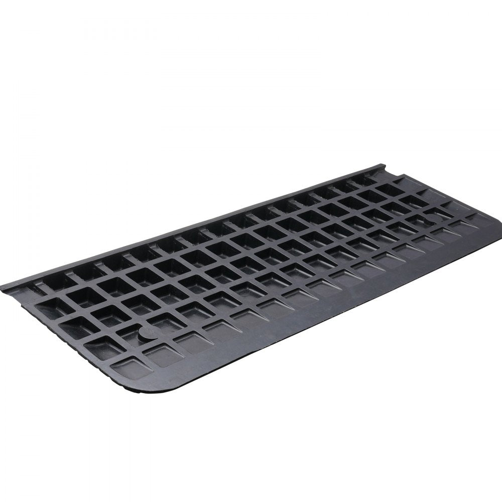 B001 - Durable Non-Slip Rubber Ramp for Easy Wheelchair Access