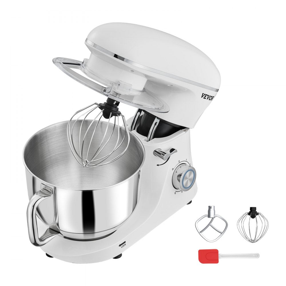 SM-1560N - 6QT Powerful Stand Mixer with Metal Durability and 6 Speeds