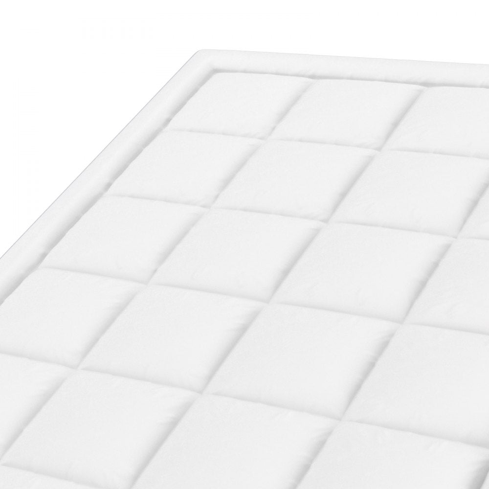 6080C3 - 1" Thick Fiber Fill Mattress Topper with Detachable Casing