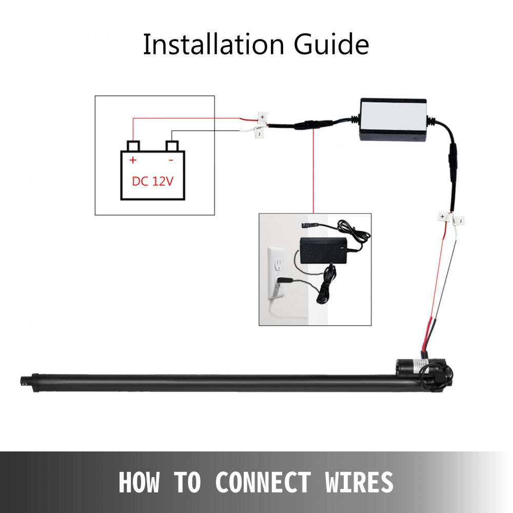 010219899724 - Pair of 30-Inch 900N Waterproof Electric Linear Actuators