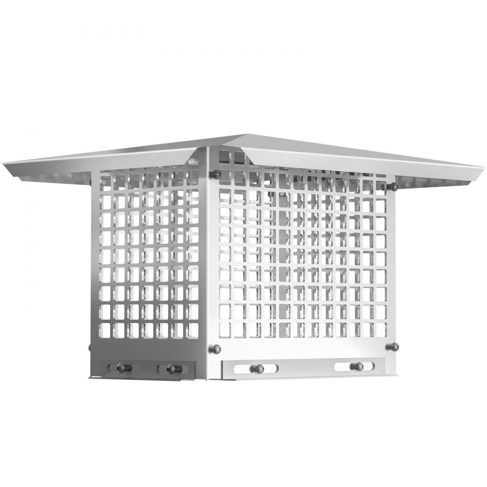 VV-YCZ-813 - 8" x 13" Stainless Steel Chimney Cap with Adjustable Spark Arrestor
