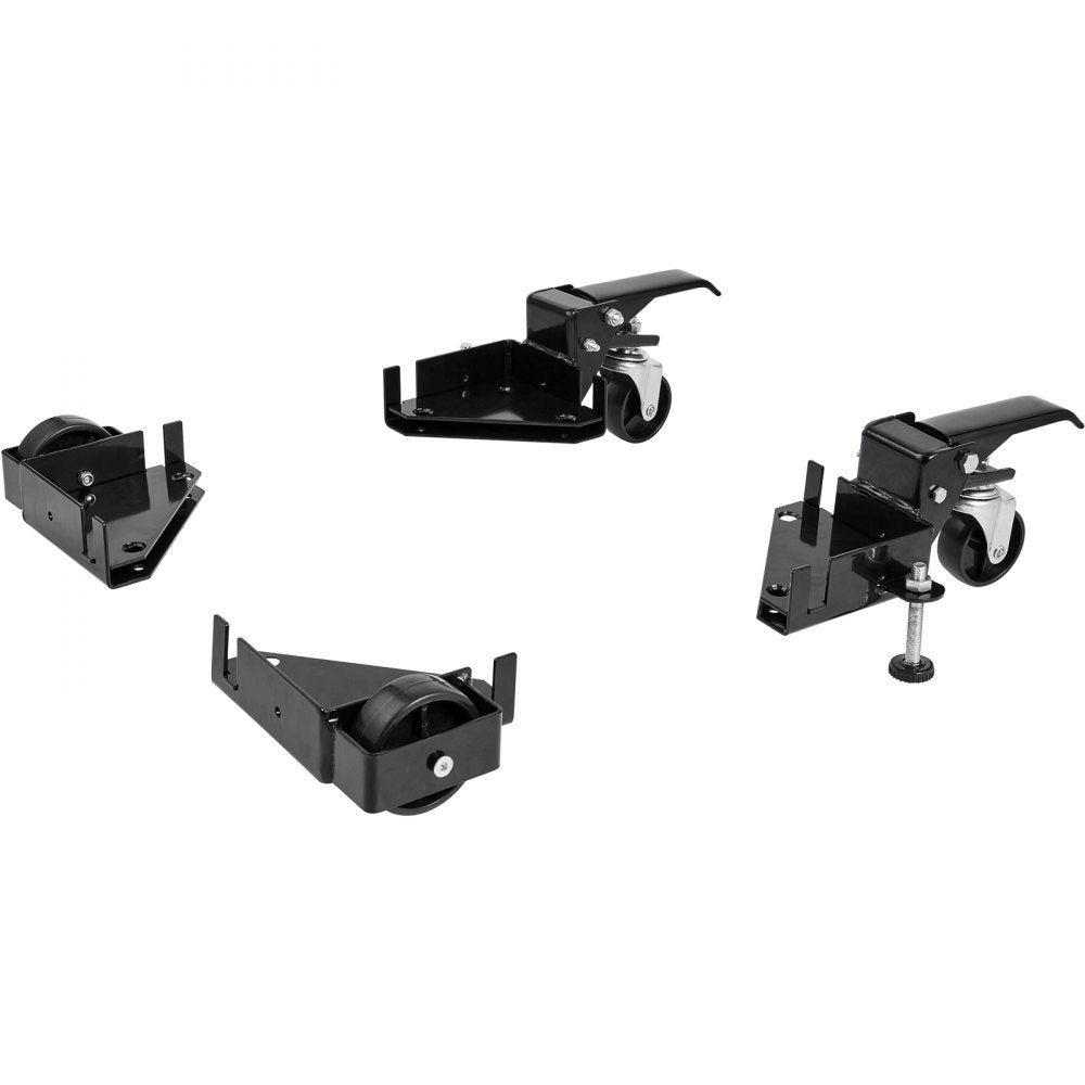 GZB88096 - Heavy-Duty Adjustable Mobile Base for Woodworking Tools, 400 lbs Capacity