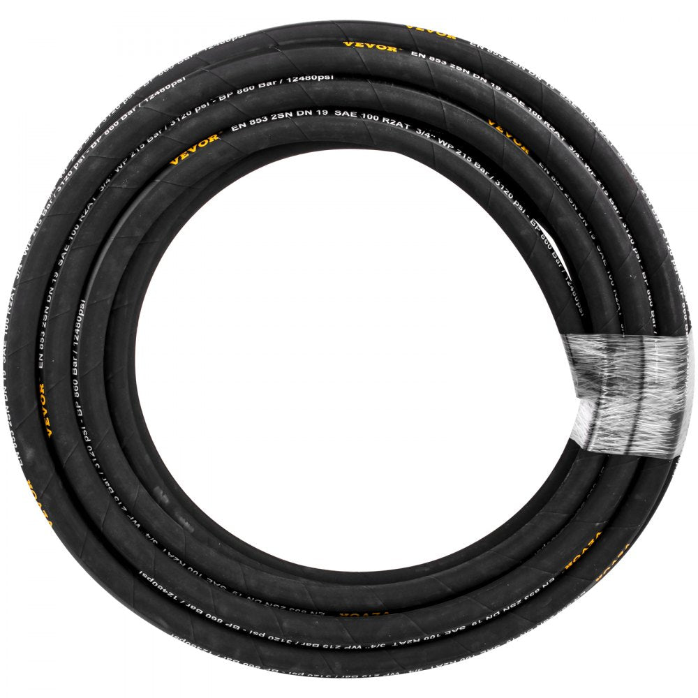 010212340842 - Durable 1/4" Synthetic Rubber Hydraulic Hose, 328 ft, 5800 PSI