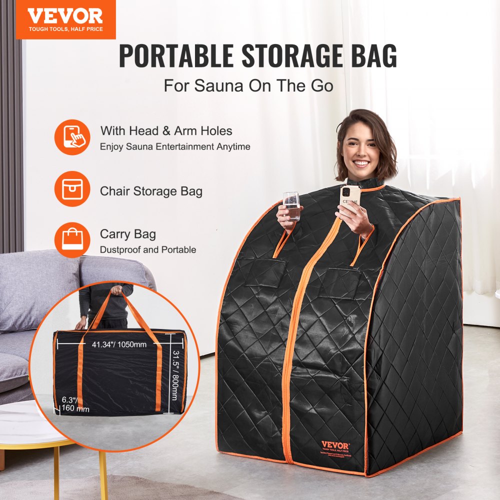 ML-6067-U - Portable 1400W Infrared Sauna Blanket for Home Detox & Relaxation