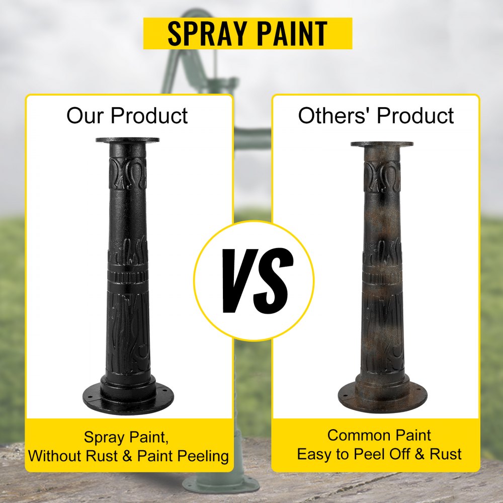 SYBJ-4791 - 26" Cast Iron Antique Water Pump Stand for Gardens