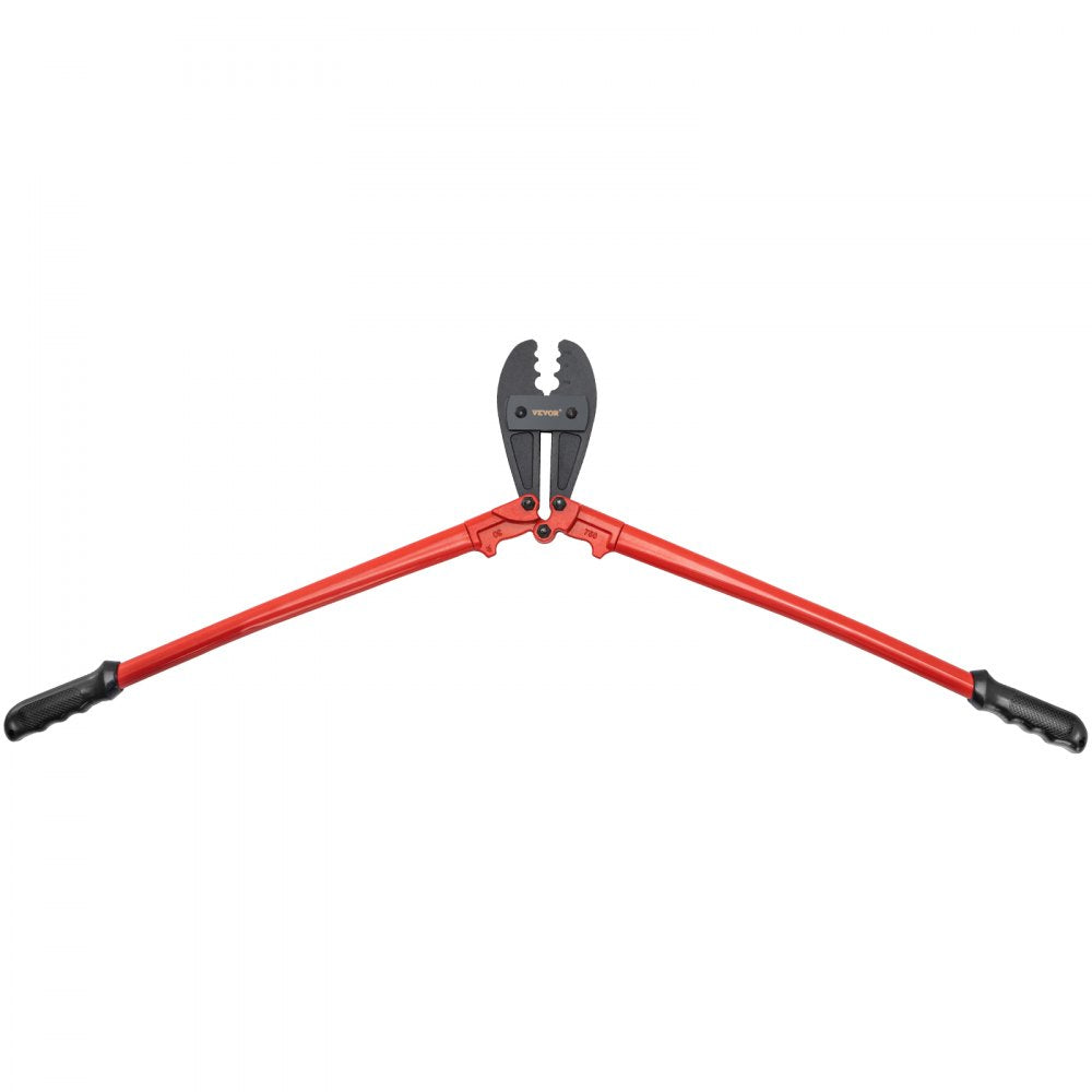 010608073631 - Durable 30-Inch Alloy Steel Hand Crimper for Versatile Wire Connections