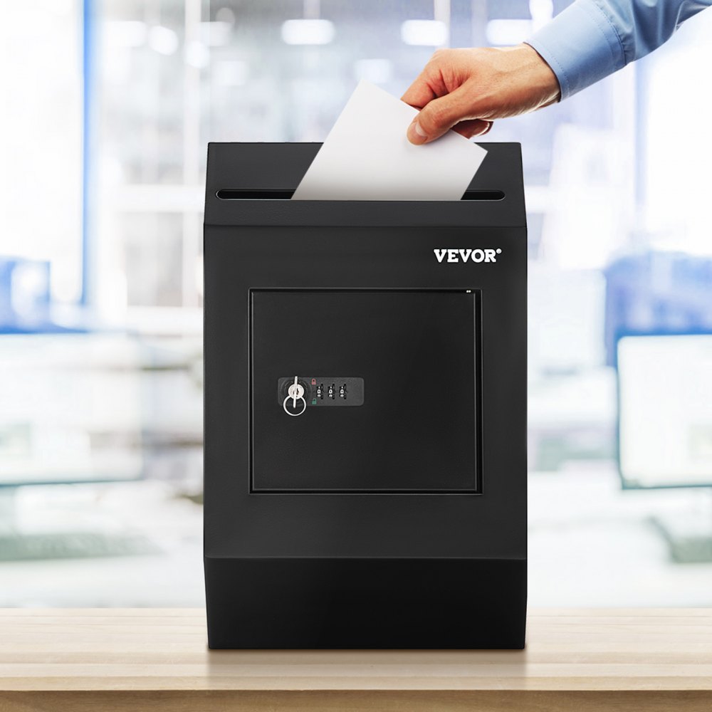 YJX-1002 - Weatherproof Steel Suggestion Box for Secure Donations - Wall-Mounted