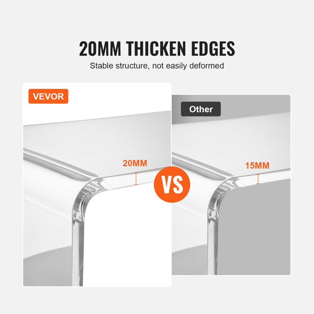 JYFT-004B - Versatile 38x15 Acrylic Console Table for Any Space