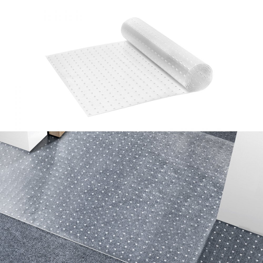 DD-04 - 24" x 6' Scratch-Proof PVC Carpet Protector for Pet Safety