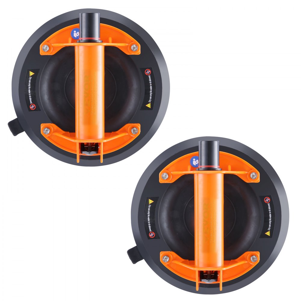 GPS-1 - Heavy-Duty 8" Glass Suction Cup, 615 lbs Load Capacity (2 Pack)