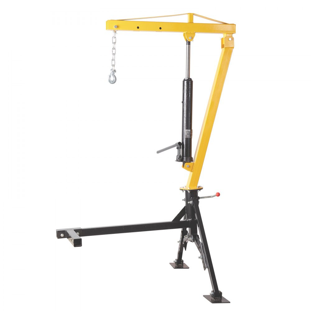 GZB88057-CD1000LBS - 1000 lbs VEVOR Hydraulic Pickup Crane with 360° Swivel