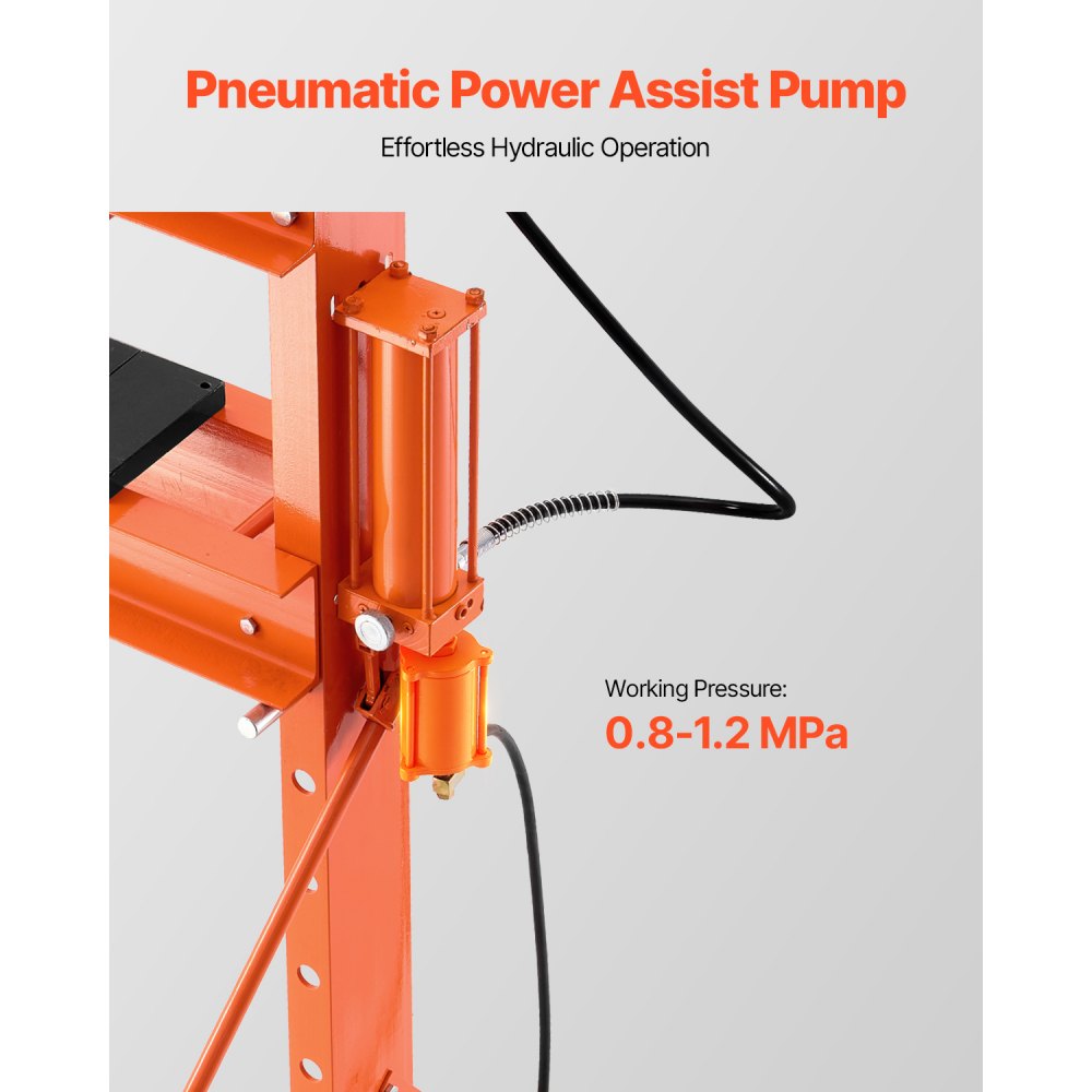 ZX0901 - 20 Ton Heavy-Duty Hydraulic Shop Press for Automotive Repairs