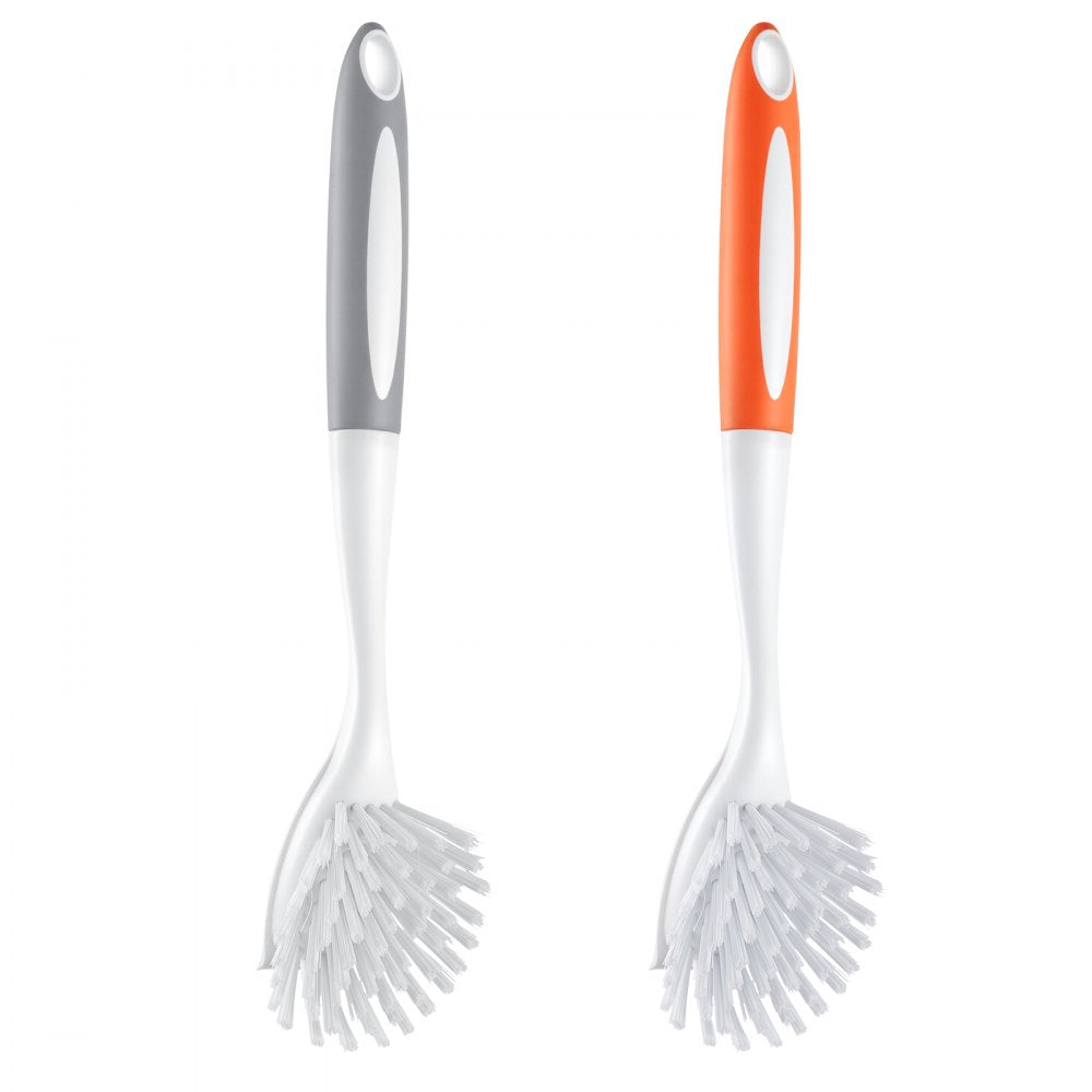 D002 - VEVOR 11.42in Ergonomic Dish Brush with Built-in Scraper