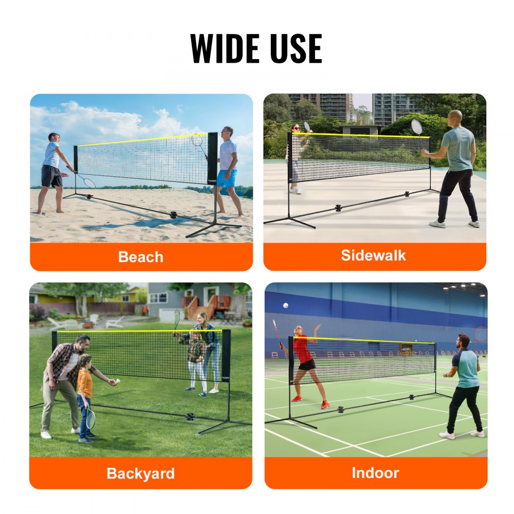 DKS-11300 - Portable 10ft Durable Badminton Net for Outdoor Fun