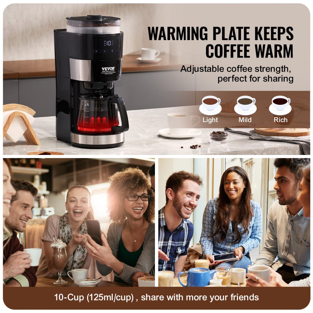 CM1131AD - 10-Cup Drip Coffee Maker with Adjustable Brew Strength