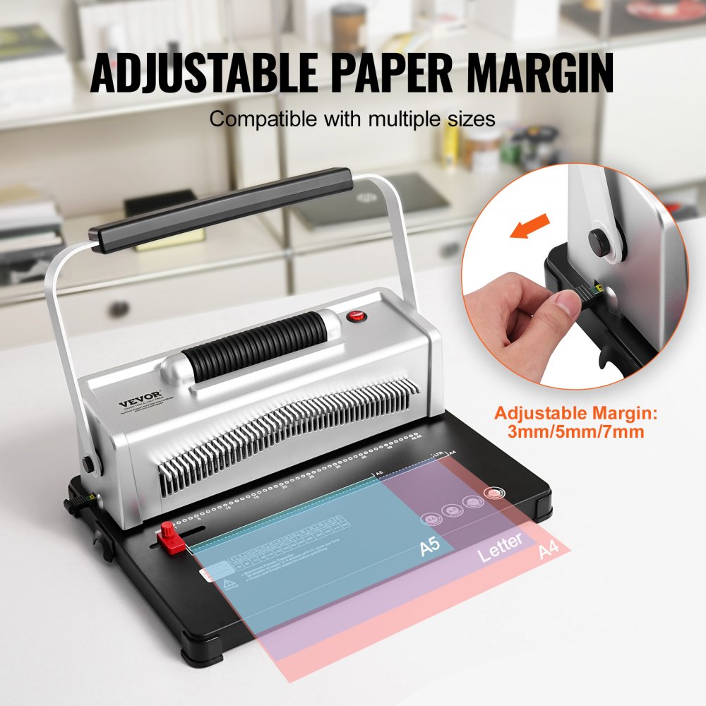 S20A - Versatile Spiral Binding Machine for Up to 500 Pages