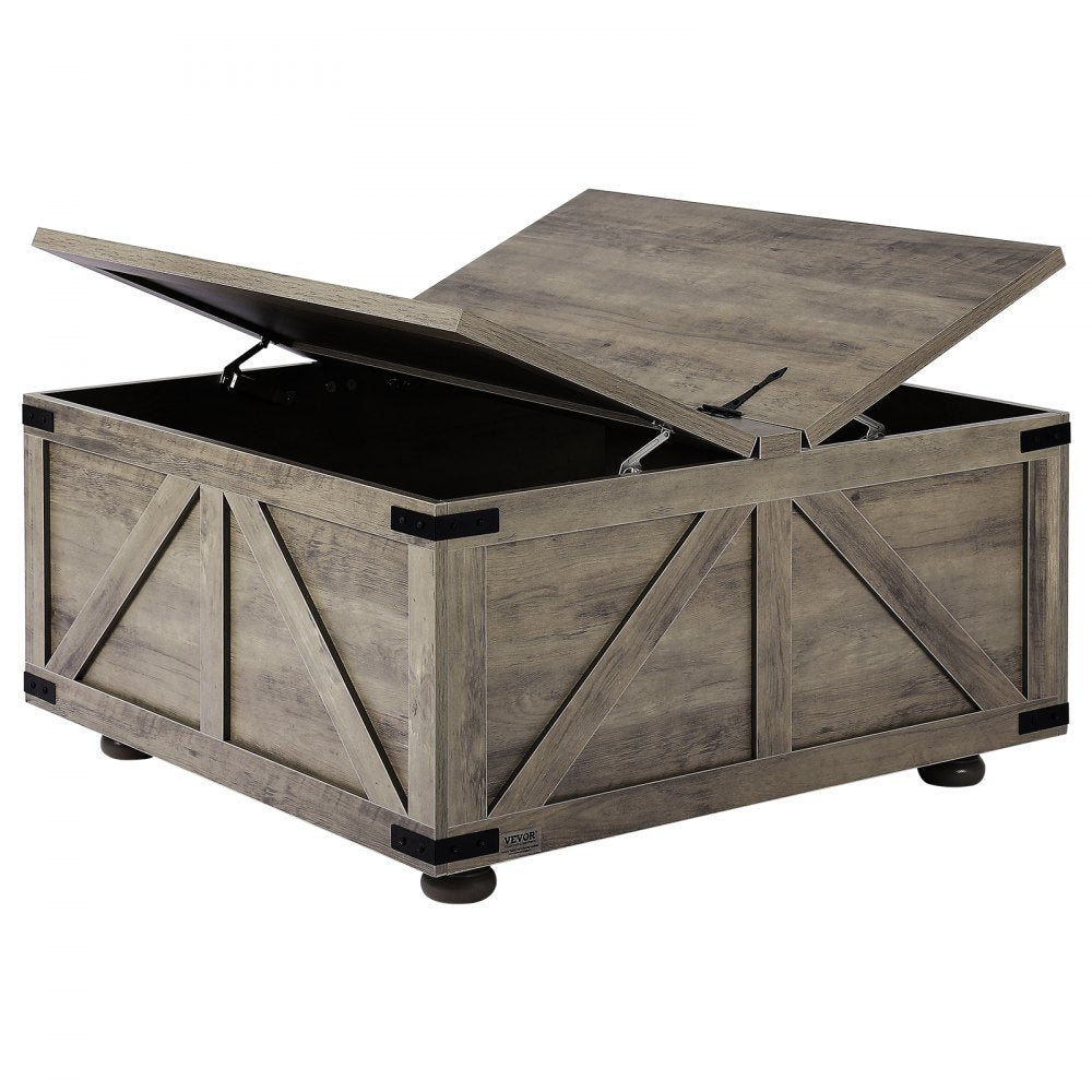 KLLT-06 - 36" VEVOR Flip-Top Coffee Table with Storage and Style