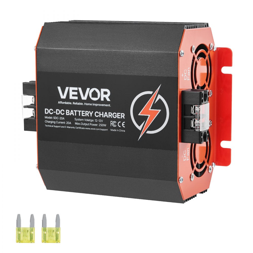 SDC-20A - Compact 12V 20A Smart Charger for Lead-Acid & Lithium Batteries