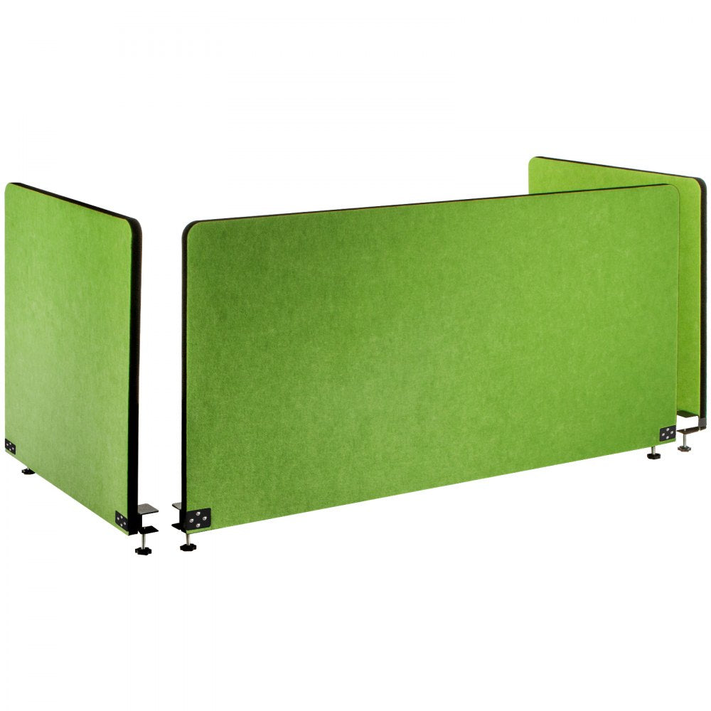 60ZMGYPFCLS - 60'' Green Desk Divider for Enhanced Privacy and Noise Reduction