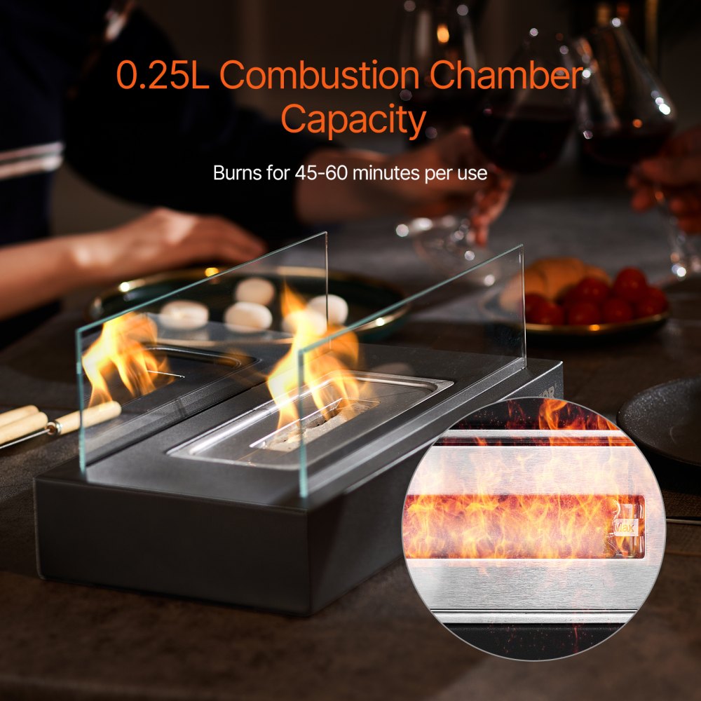 EH-012 - 14" Smokeless Tabletop Fire Pit for Indoor & Outdoor Use