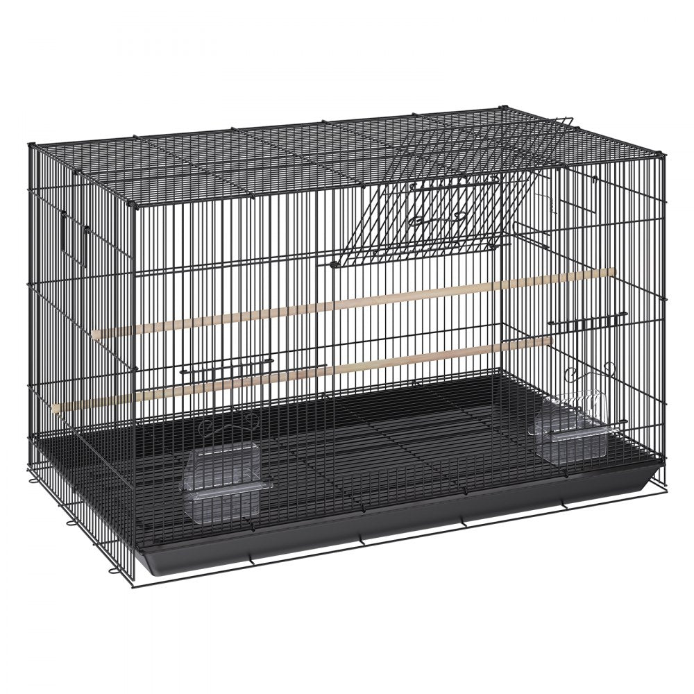 504CD - Spacious 30" Bird Cage for Parakeets with Easy Access & Perches
