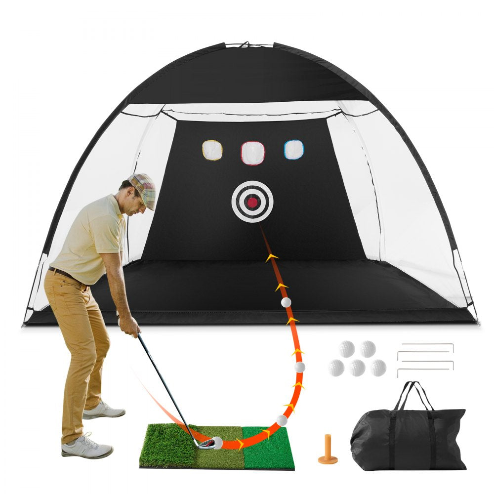 FL-05 - Versatile 10x7ft Golf and Sports Net for Family Fun