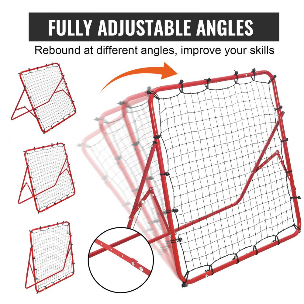 XH-04 - Adjustable 39" Soccer Rebounder Net for All Skill Levels