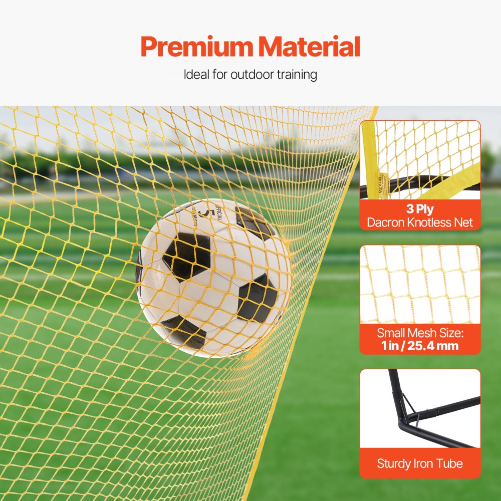 ZQHTW7x7 - Durable Soccer Rebounder Net for Practice & Training Sessions