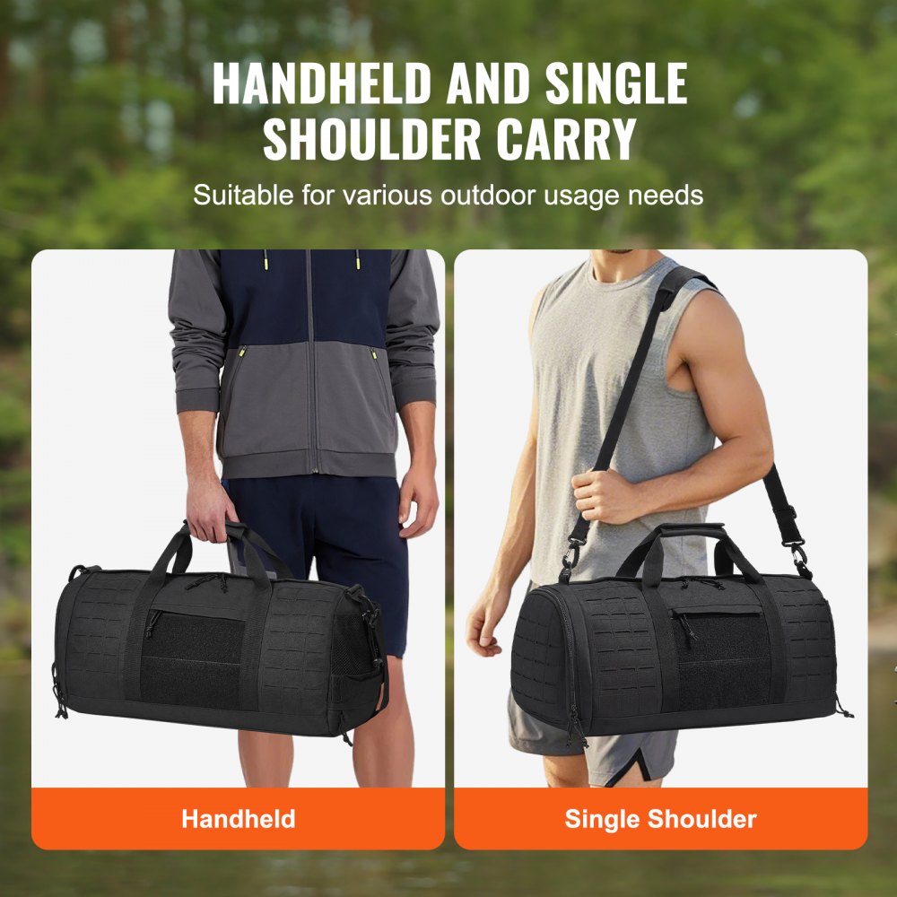 LD-0022 - 45L Tactical Duffle Bag with Waterproof Shoe Compartment