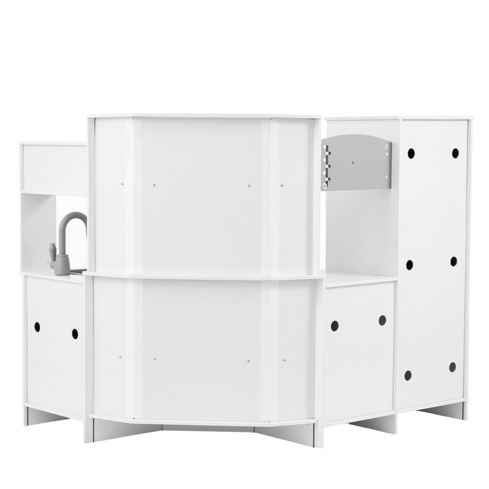 TLG81022 - 43.3" Kids Wooden Kitchen Playset with 24 Accessories & Sounds