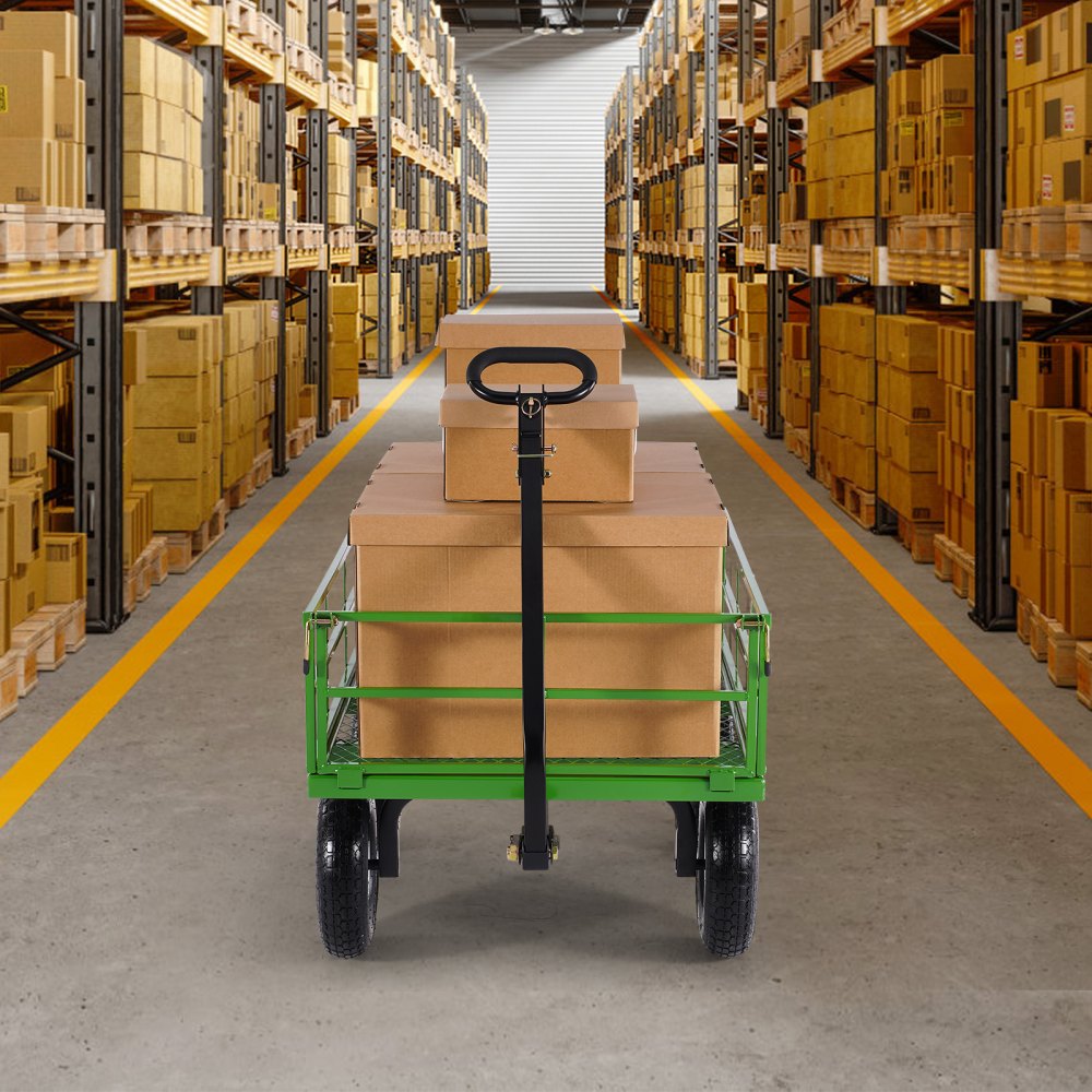 V1200G - Heavy-Duty 2-in-1 Garden Cart with 1200 lb Capacity