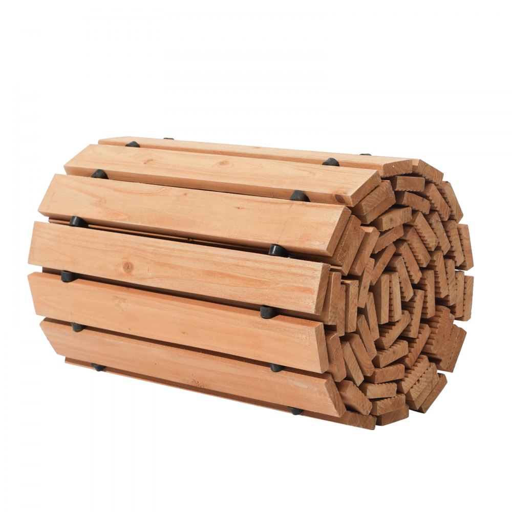 PW-S12B - 144x22'' Cedar Garden Pathway - Non-slip & Easy to Clean